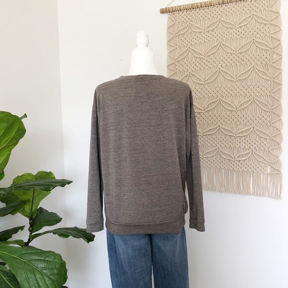 Heather By Bordeaux Super Soft Sweatshirt Size Small - Picture 7 of 10